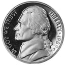 1989 Jefferson Nickel Choice Cameo Proof