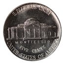 1990 D Jefferson Nickel Choice/Gem BU Roll (40 Coins)