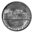 1959 D Jefferson Nickel Choice/Gem BU Roll (40 Coins)