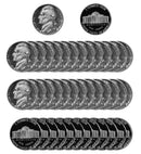 1973 S Jefferson Nickel Gem Proof Roll (40 Coins)