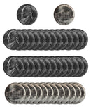 1993 P Jefferson Nickel Choice/Gem BU Roll (40 Coins)