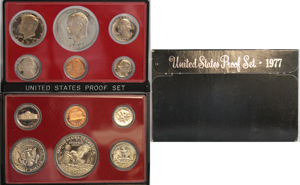 1977 Proof Set CN-Clad (OGP) 6 coins