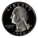 1994 S Washington Quarter Choice Cameo CN-Clad Proof