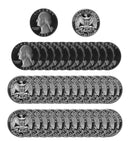 1981 S Washington Quarter Gem Deep Cameo Proof Roll CN-Clad (40 Coins) Type 1