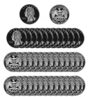 1995 S Washington Quarter Gem Deep Cameo Proof Roll CN-Clad (40 Coins)