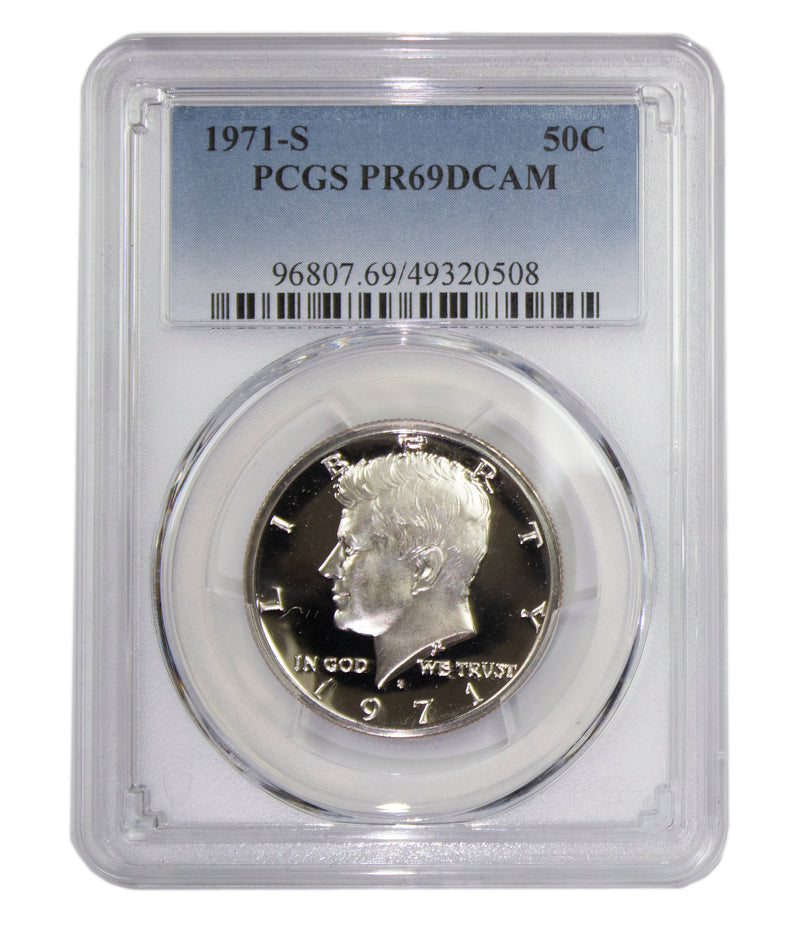 1971 -S Kennedy Proof Half Dollar DCAM PCGS PR69