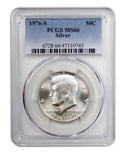 1976 -S Silver Kennedy Half Dollar PCGS MS66