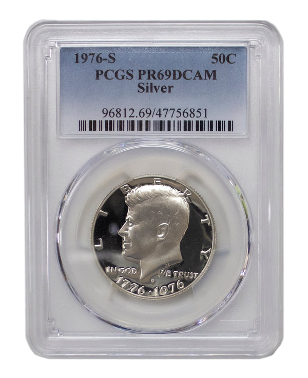 1976 -S Silver Kennedy Proof Half Dollar DCAM PCGS PR69