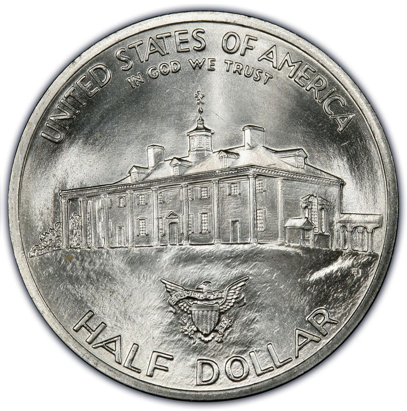 1982-D Washington Uncirculated Commemorative Half Dollar 90% Silver