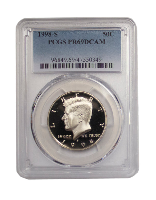 1998 -S Kennedy Proof Half Dollar DCAM PCGS PR69
