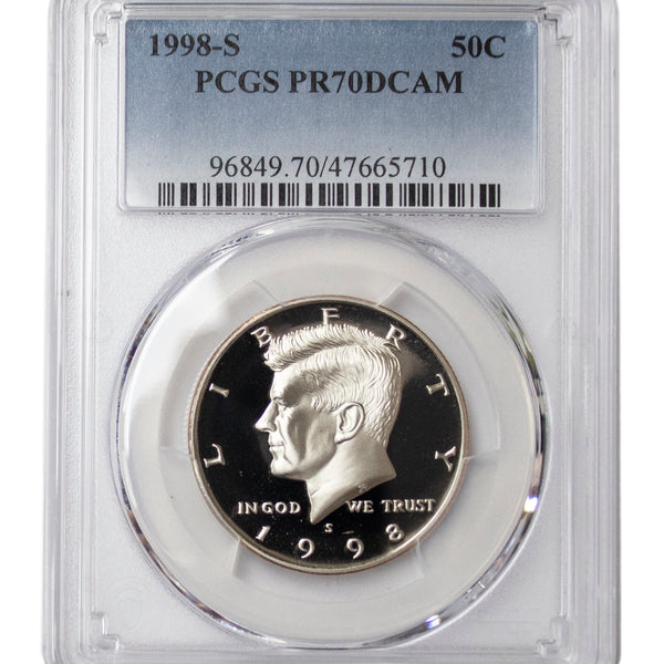 超レア1998XPERIMENTAL PROTOTYPE 2500PCS 1998-pcgs-PR70DCam-Clad-W1-