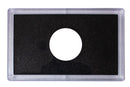 Empty Plastic Lens with Black Insert Holds 1 Large dollar, 10 Pack
