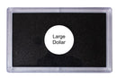 Empty Plastic Lens with Black Insert Holds 1 Large dollar