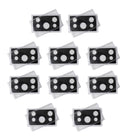 Empty Plastic Lens with Black Insert Holds 5 Coins, 1 Pack