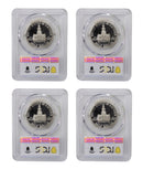 1976 -S Silver Kennedy Proof Half Dollar (4 COIN LOT) DCAM PCGS PR69