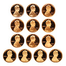 2000-2009 S Proof Lincoln Memorial Cent Run 13 Coins