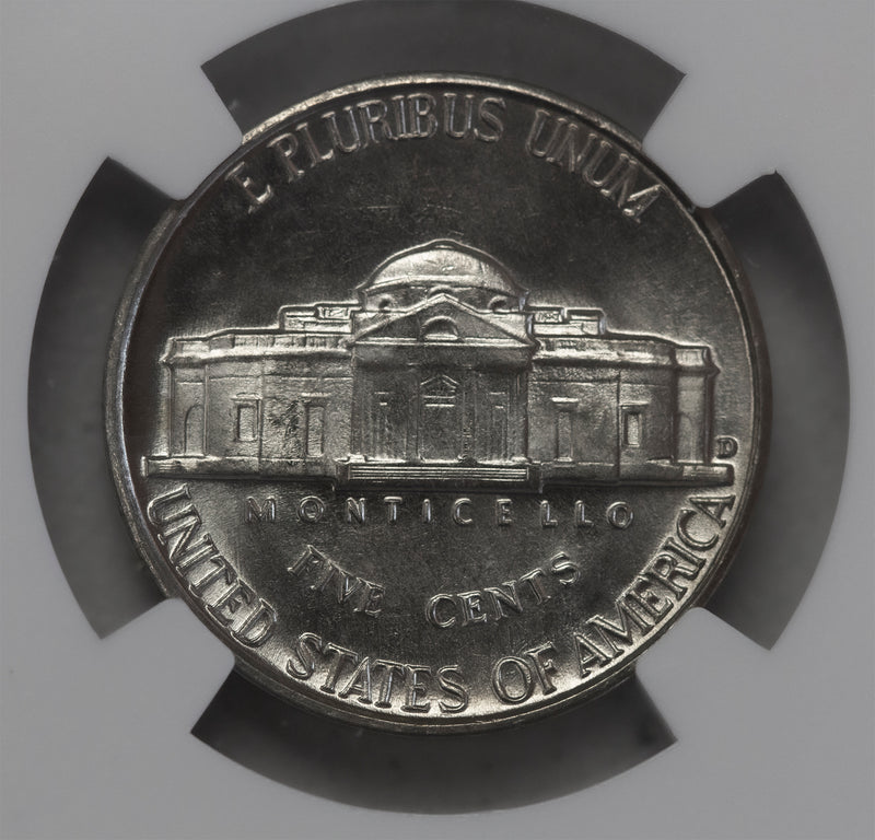 1952 -D Jefferson Nickel 5c NGC MS 66 5FS - (12058)