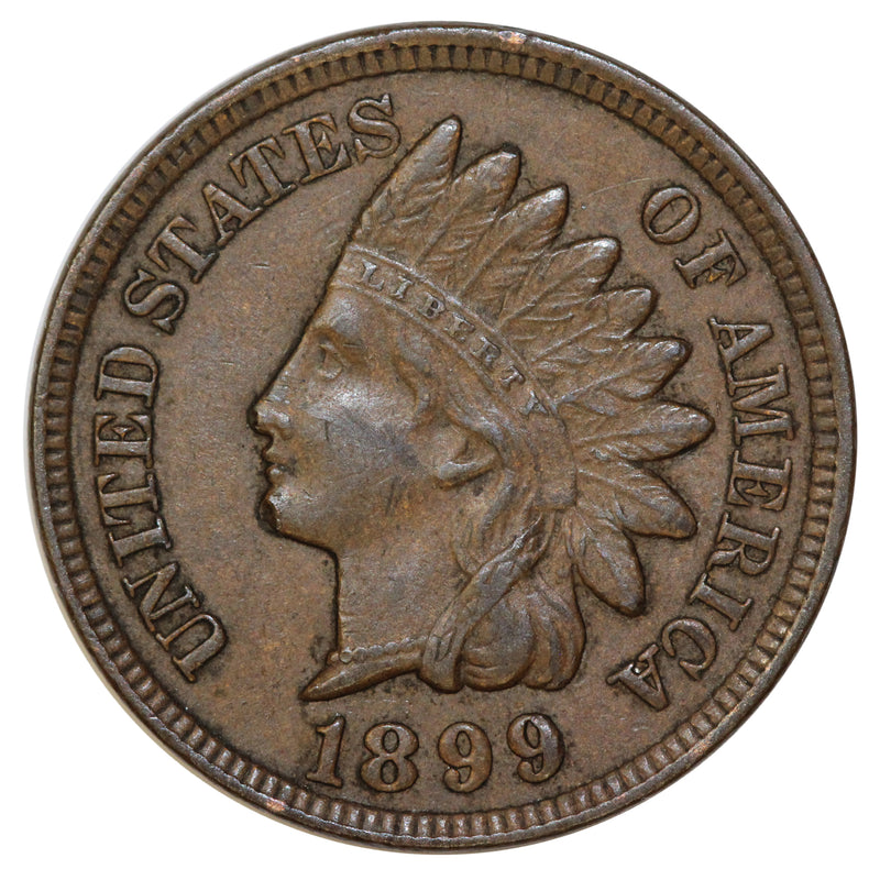 1899 Indian Head Cent Penny - XF