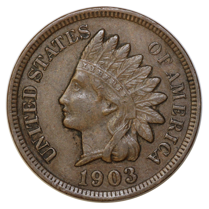 1903 Indian Head Cent Penny - XF