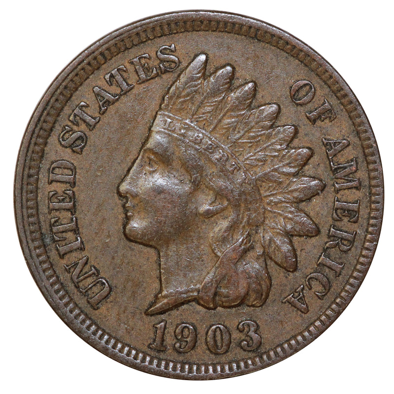 1903 Indian Head Cent Penny - XF