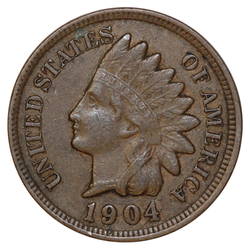1904 Indian Head Cent Penny - XF