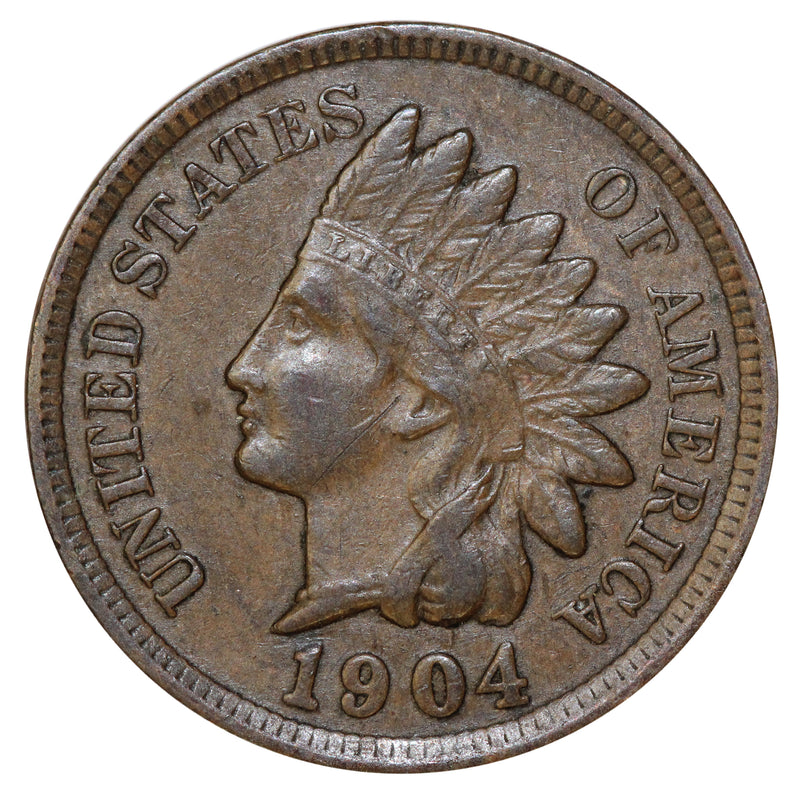 1904 Indian Head Cent Penny - XF