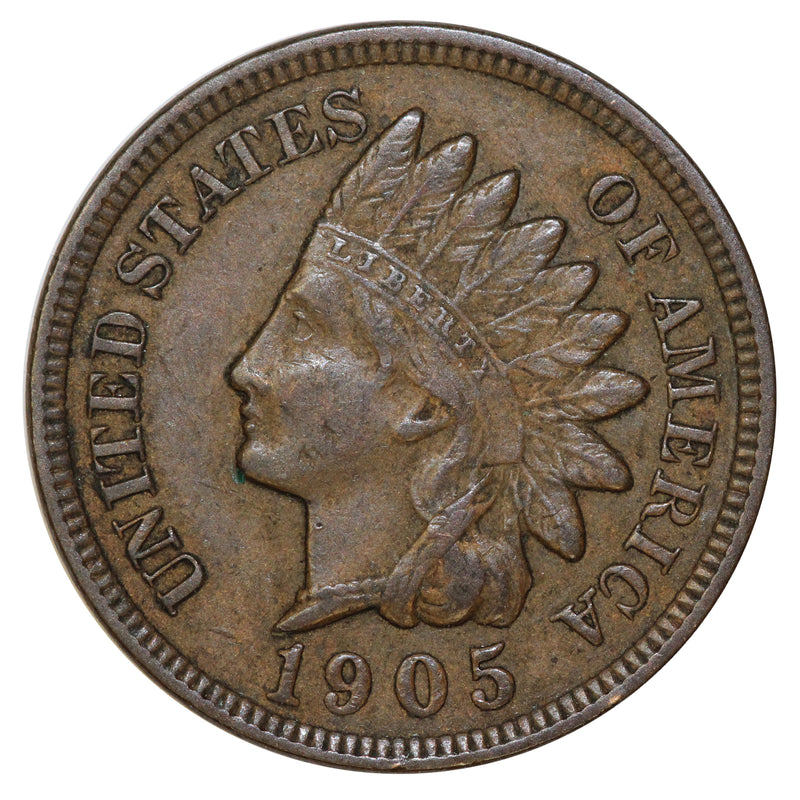 1905 Indian Head Cent Penny - XF