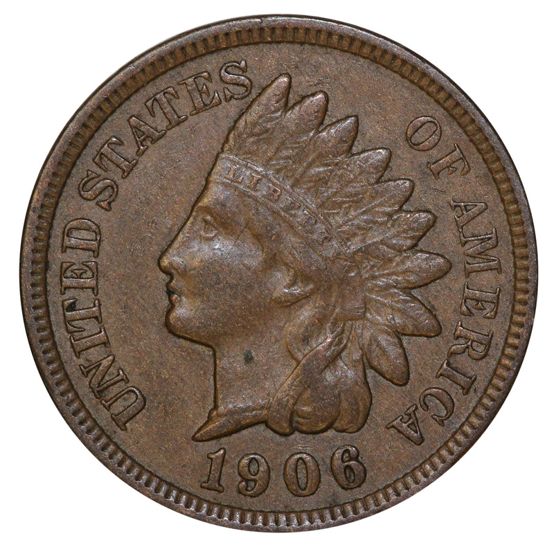 1906 Indian Head Cent Penny - XF