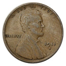 1911 -D Lincoln wheat cent 1c - XF Extra Fine Condition (SP)