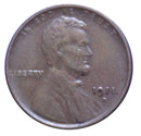 1911 -D Lincoln wheat cent 1c - XF Extra Fine Condition (SP)