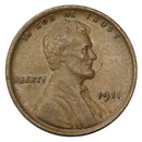 1911 -P Lincoln wheat cent 1c - XF Extra Fine Condition (SP)