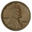 1911 -P Lincoln wheat cent 1c - XF Extra Fine Condition (SP)