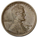 1917 -D Lincoln wheat cent 1c - XF Extra Fine Condition (SP)