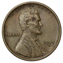 1919 -S Lincoln wheat cent 1c - XF Extra Fine Condition (SP)