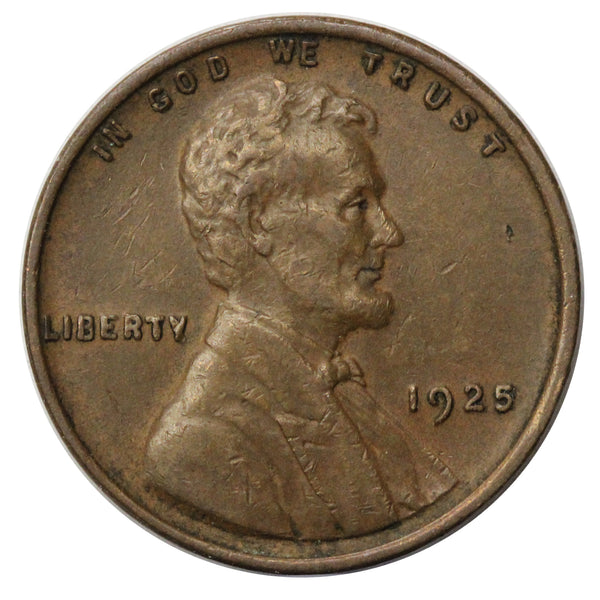 1925 -P Lincoln wheat cent 1c - XF Extra Fine Condition (SP)