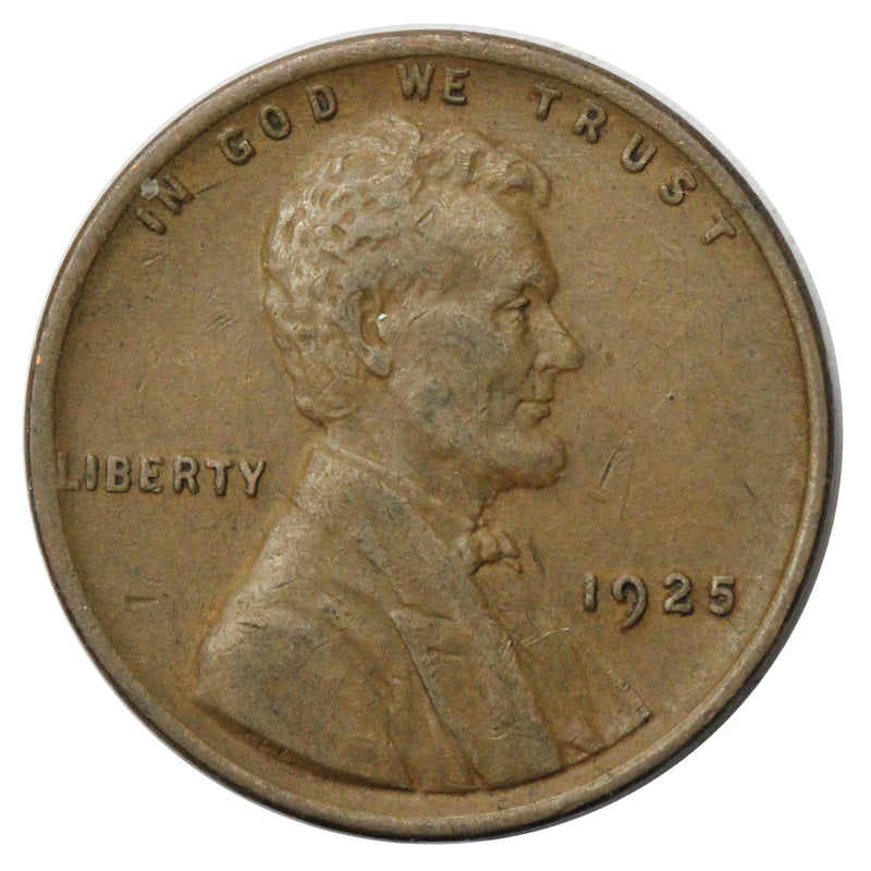 1925 -P Lincoln wheat cent 1c - XF Extra Fine Condition (SP)