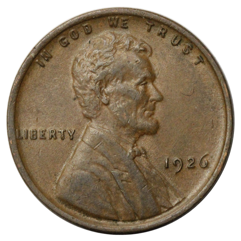 1926 -P Lincoln wheat cent 1c - XF Extra Fine Condition (SP)