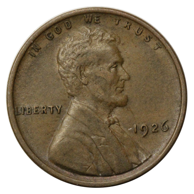 1926 -P Lincoln wheat cent 1c - XF Extra Fine Condition (SP)