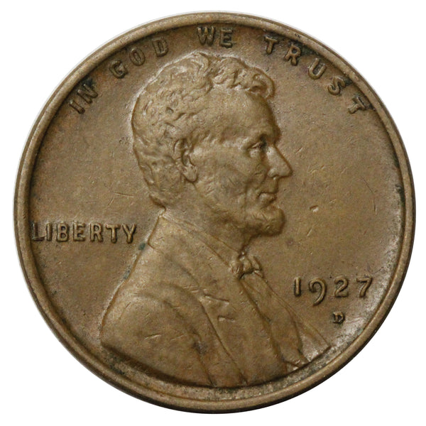 1927 -D Lincoln wheat cent 1c - XF Extra Fine Condition (SP)