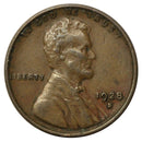 1928 -S Lincoln wheat cent 1c - XF Extra Fine Condition (SP)