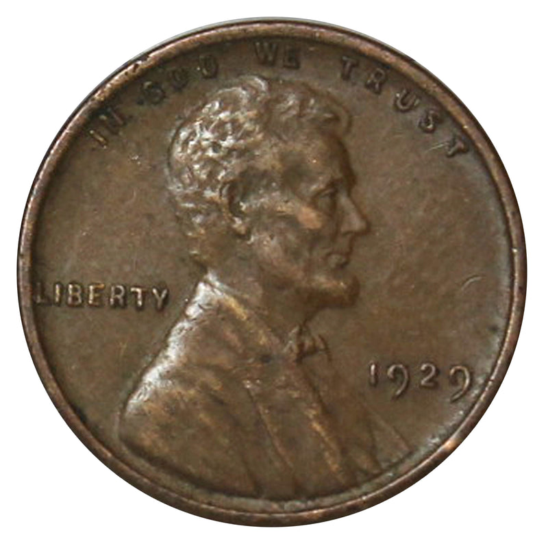 1929 -P Lincoln wheat cent 1c - XF Extra Fine Condition (SP)