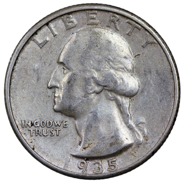 1935 -S Washington Quarter 25c - VF Very Fine Condition (SP)