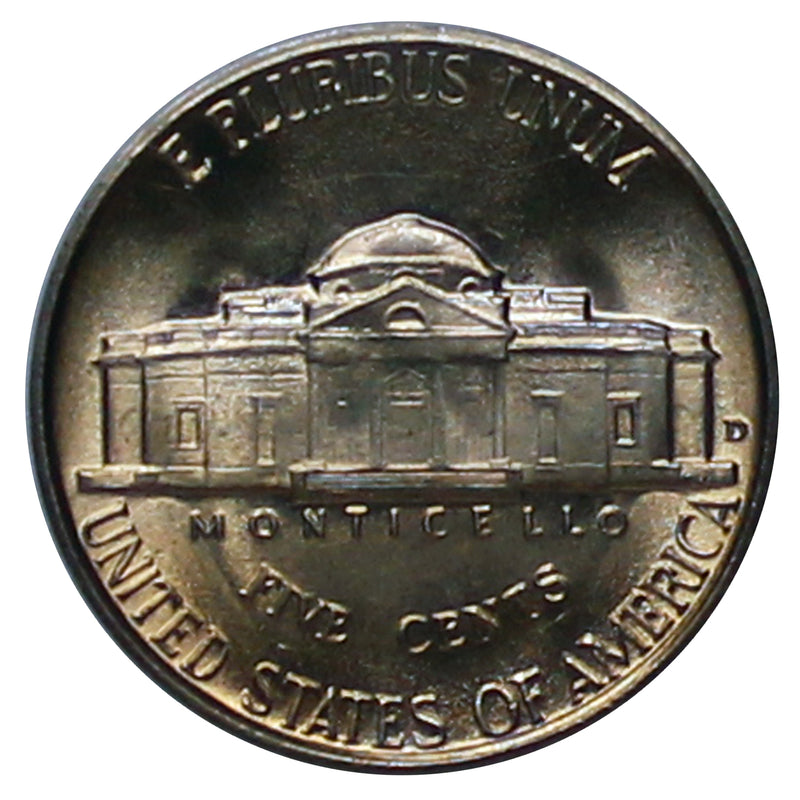 1939 -D Jefferson Nickel (straight steps V2) - Choice/Gem BU US Coin