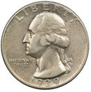 1939 -S Washington Quarter 25c - VF Very Fine Condition (SP)