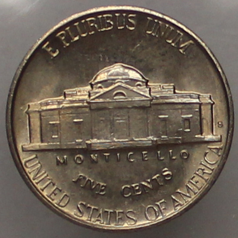 1939 -S Jefferson Nickel (Straight steps V2) - Choice/Gem BU US Coin