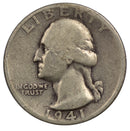 1941 -S Washington Quarter 25c - VG Very Good Condition (SP)