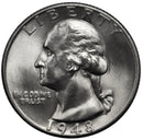 1948 -D Washington Quarter 25c - Choice BU Condition (SP)
