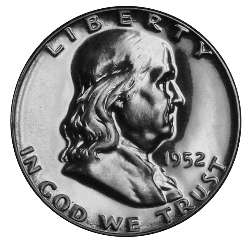 1952 Franklin half dollar Gem 90% Silver Proof