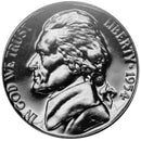 1954 Jefferson Nickel Choice Proof