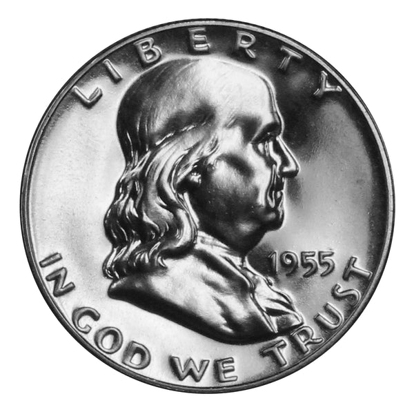 1955 Franklin half dollar Gem 90% Silver Proof